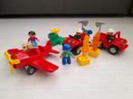 Duplo Brandweer vliegtuig + Brandweerautos, Kinderen en Baby's, Speelgoed | Duplo en Lego, Complete set, Duplo, Gebruikt, Ophalen of Verzenden