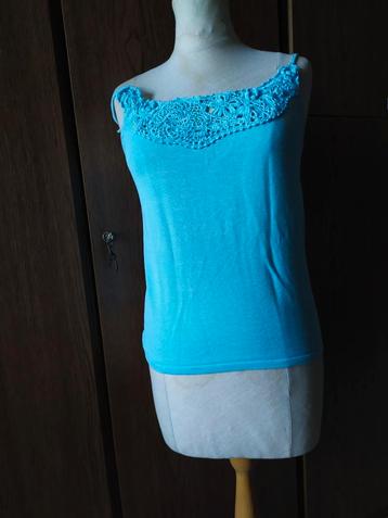 Topje geweven in blauwe kleur IN WEAR L beschikbaar voor biedingen