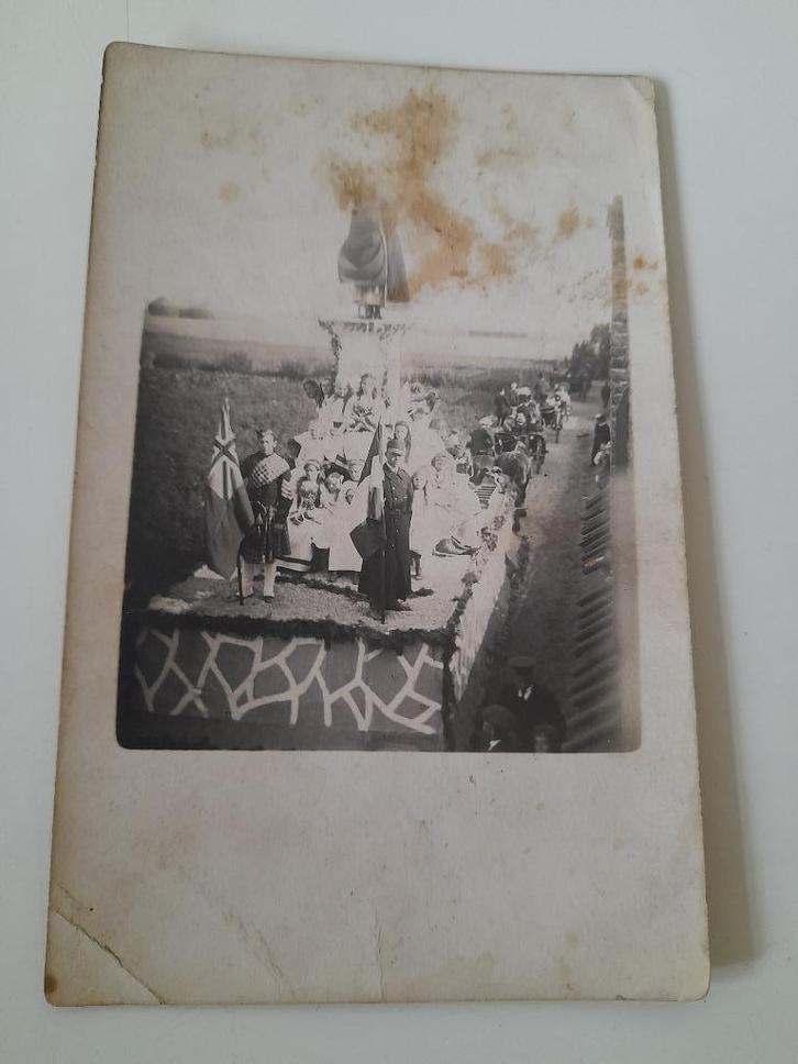 Postkaart - processie,  1930, Verzamelen, Postkaarten | Themakaarten, Ongelopen, 1920 tot 1940, Feest(dag), Ophalen of Verzenden