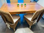 Cottage Eettafel, Maison & Meubles, Tables | Tables à manger, Comme neuf, Chêne, Rectangulaire, 50 à 100 cm
