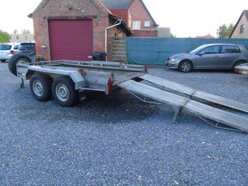 Transport Trailer Packo *08/2000 *Dubbelas *Oprijplaaat beschikbaar voor biedingen