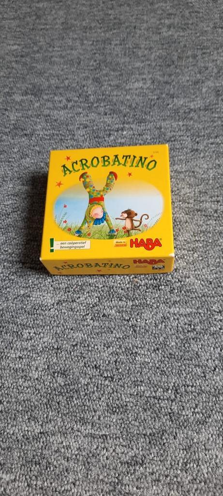 Gezelschapsspel - Acrobatino - HABBA, Hobby en Vrije tijd, Gezelschapsspellen | Kaartspellen, Zo goed als nieuw, Ophalen