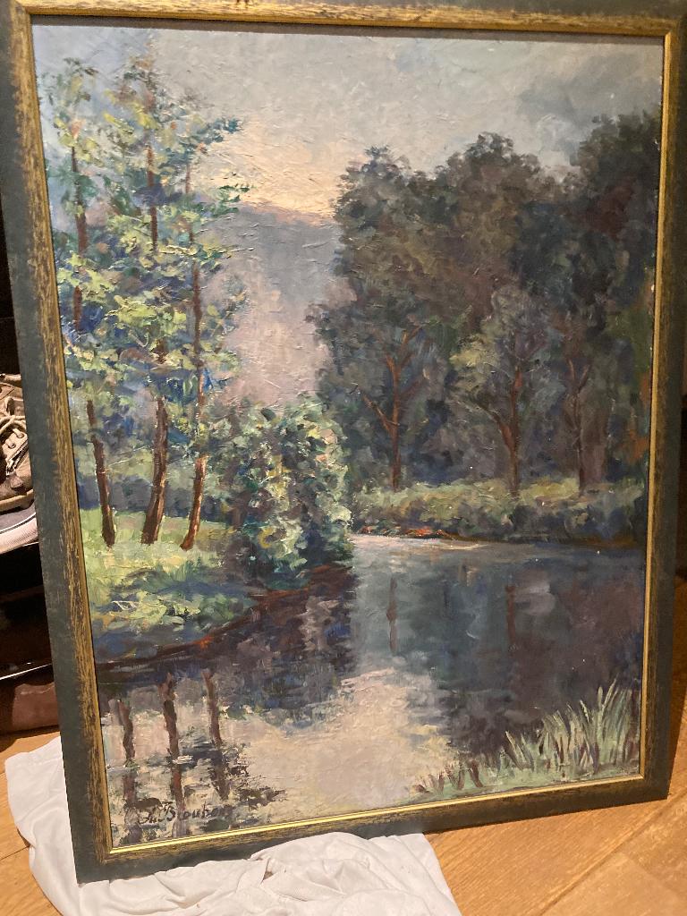 Peinture Brouhon, Antiquités & Art, Art | Peinture | Classique, Enlèvement