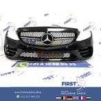 W205 C43 FACELIFT AMG VOORBUMPER Mercedes C Klasse 2014-2021, Gebruikt, Ophalen of Verzenden, Bumper, Mercedes-Benz