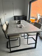 Eettafel met 4 stoelen, Huis en Inrichting, Ophalen, Zo goed als nieuw