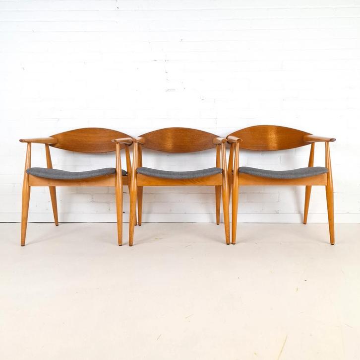 3x vintage stoel, Antiek en Kunst, Antiek | Meubels | Stoelen en Sofa's, Ophalen