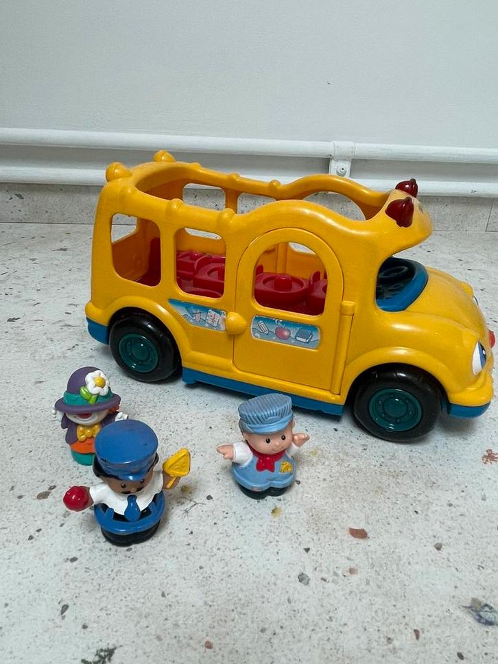 Fisher-Price Little People bus, Kinderen en Baby's, Speelgoed | Fisher-Price, Gebruikt, Ophalen of Verzenden