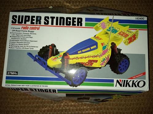 Buggy Nikko Super Stinger 18240G, Hobby en Vrije tijd, Modelbouw | Radiografisch | Auto's, Gebruikt, Auto onroad, Elektro, Overige schalen