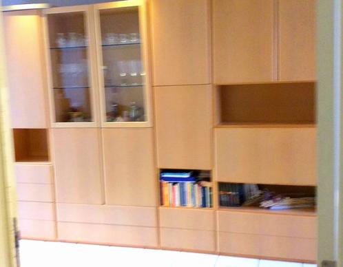 Wandkast tijdloos lichte eik, Antiek en Kunst, Antiek | Meubels | Kasten, Ophalen