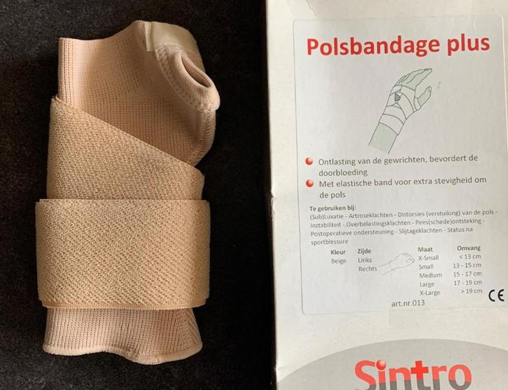 polsbandage plus GM nieuw !!, Diversen, Braces, Nieuw, Ophalen