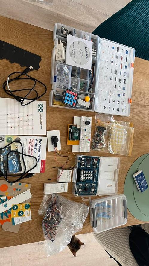 Complete Arduino+ELEGOO starterskit,extra sensorkit+boeken, Doe-het-zelf en Bouw, Elektriciteit en Kabels, Ophalen
