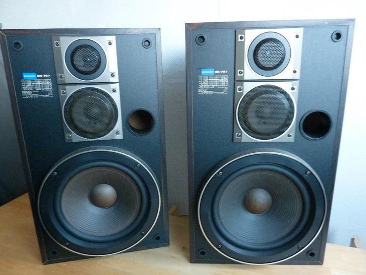 Haut-parleurs vintage Pioneer CS-767, TV, Hi-fi & Vidéo, Enceintes, Comme neuf, Haut-parleurs Frontaux, Arrière ou Stéréo, 60 à 120 watts
