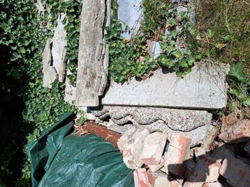 dalles de béton, Enlèvement, Utilisé
