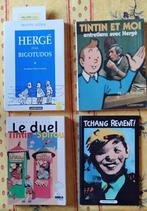 Lot de 4 livres sur Hergé Tintin Tchang, Ophalen, Gelezen