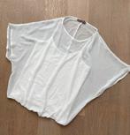Blouse transparente ample blanche avec top - taille 38, Comme neuf, Enlèvement ou Envoi