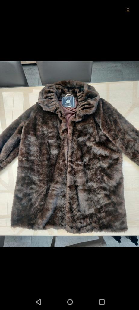 Bontjas bonten jas, Kleding | Dames, Jassen | Winter, Zo goed als nieuw, Ophalen of Verzenden