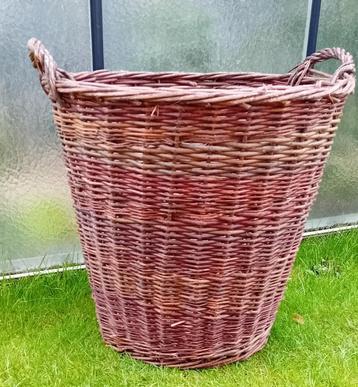 gevlochten mand uit wilg, Rond, Comme neuf, Enlèvement, Panier