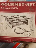 Vintage Gourmetset 4 Personen – Nieuw in Doos, Compleet!, Elektronische apparatuur, Gourmetstellen, Ophalen of Verzenden, Zo goed als nieuw