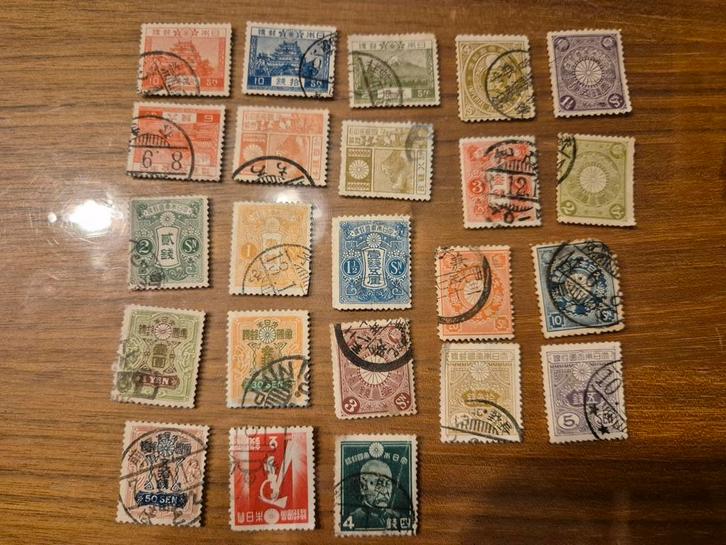Lot oude Japanse postzegels – ca. 24 stuks, Postzegels en Munten, Postzegels | Azië, Ophalen of Verzenden