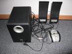 Hercules xps 2.1 Lounge pc speakers, Computers en Software, Pc speakers, Ophalen, Gebruikt, Audiokanaal 2.1, Hercules