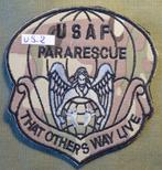 US. AIRFORCE / PARARESCUE., Verzenden, Luchtmacht, Embleem of Badge