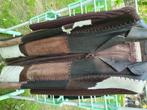 Vintage lichte jas met koehuid, Ophalen, Gedragen, Maat 38/40 (M), Overige kleuren