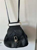 Zwarte schoudertas Delvaux, Ophalen of Verzenden, Gebruikt, Handtas