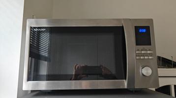 Sharp microgolfoven combi oven, Elektronische apparatuur, Microgolfovens, Ophalen, Gebruikt, Oven, Draaiplateau