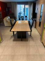 Grande table de salle à manger en travertin + 6 chaises, Gebruikt, Tafel