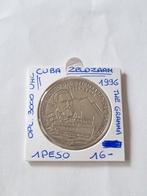 Cuba 1  peso 1996 UNC OPL 3000  ZELDZAAM!!, Timbres & Monnaies, Monnaies | Amérique, Enlèvement ou Envoi