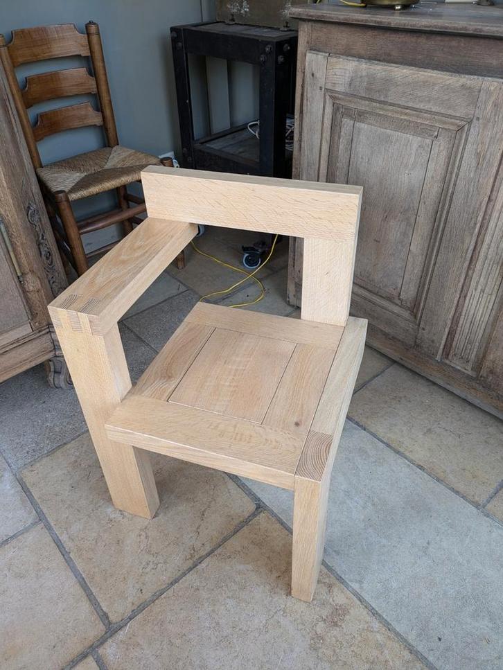 Rietveldt Steltman stoel kopie, Antiek en Kunst, Kunst | Designobjecten, Ophalen of Verzenden