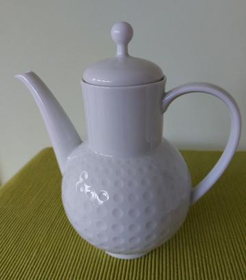 cafetière blanche Arzberg Germany Golfball 2375