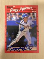 Donruss 90 - Gregg Jefferies Autograph card - MLB, Verzenden, Gebruikt, Poster, Plaatje of Sticker