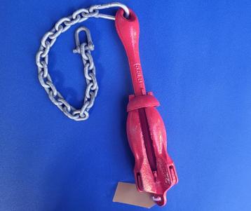 Anker paraplu 2.5 kg met ketting – rood geverfd beschikbaar voor biedingen