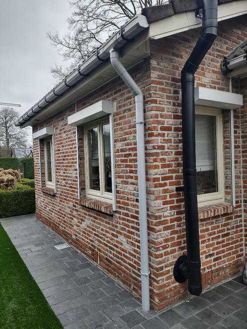 voorzetrolluik elektrisch, Doe-het-zelf en Bouw, Rolluiken, Gebruikt, 100 tot 150 cm, 100 tot 150 cm, Wit, Elektrische bediening
