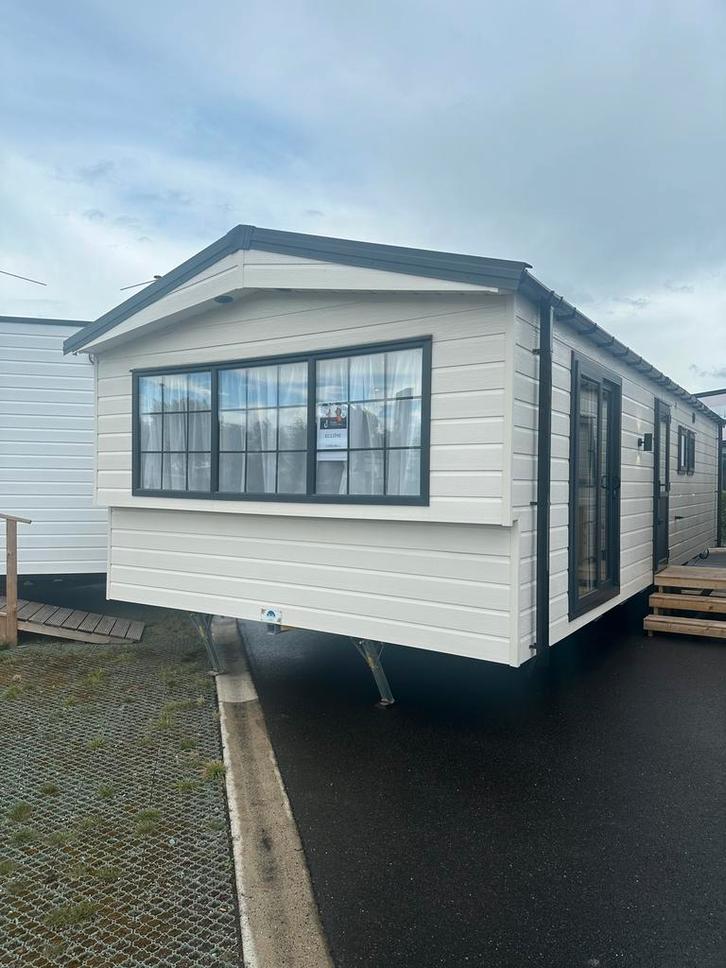 OP STOCK LUXE ECLIPSE 1100X400/2@SHOWROOM MIDDELKERKE, Caravans en Kamperen, Stacaravans, tot en met 4, Ophalen