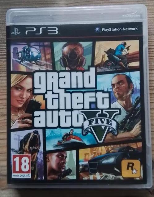 Grand Theft Auto V - Playstation 3, Games en Spelcomputers, Games | Sony PlayStation 3, Zo goed als nieuw, Avontuur en Actie, Vanaf 18 jaar