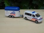VW Politiekombi met paardentrailer - Siku, Ophalen of Verzenden, Gebruikt, Auto