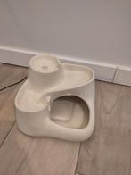 Waterfontein voor kat met sensor en voederbakje beige, Ophalen