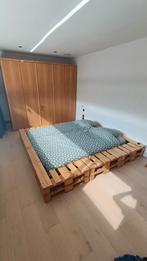 Bed van paletten te koop, Ophalen
