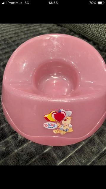 Peiti pot wc  Baby Born Zapf Creation pour poupée 43 cm, Enlèvement ou Envoi