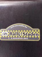 Sticker Rally van Staden 2021, Verzamelen, Ophalen of Verzenden