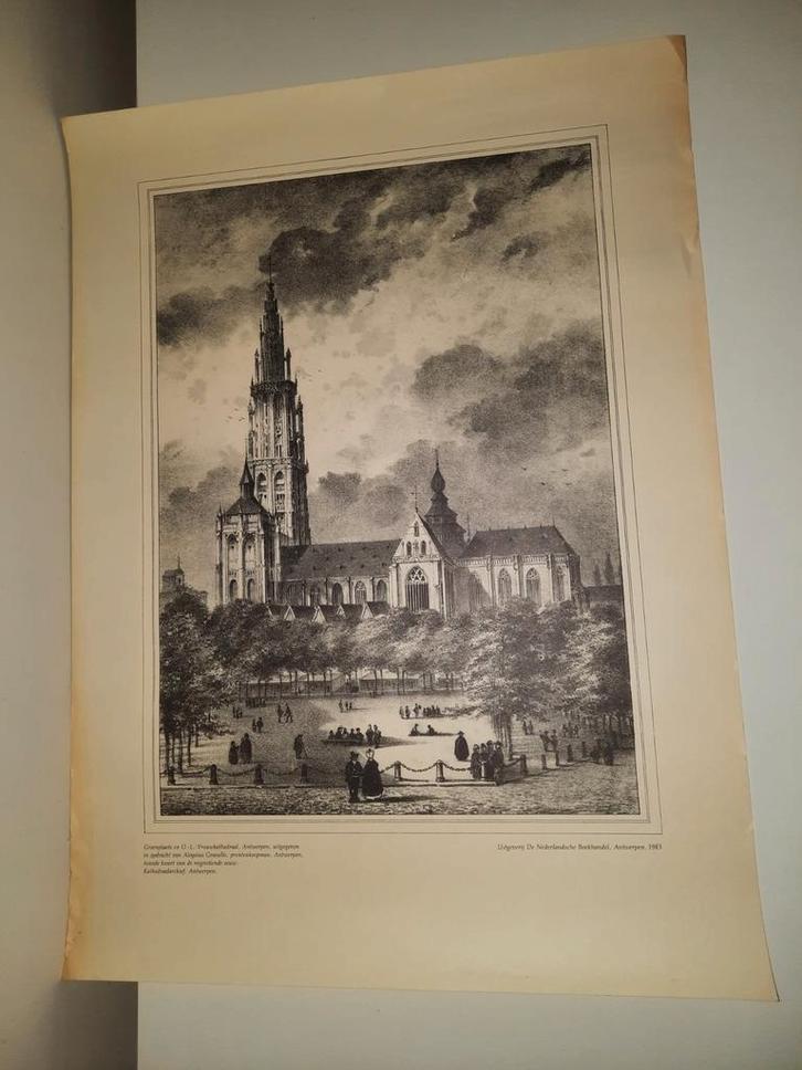 Photo historique : Cathédrale Notre-Dame, Antiquités & Art, Art | Eaux-fortes & Gravures, Enlèvement ou Envoi
