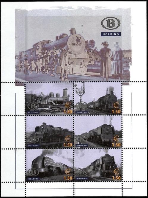 België 2006 Het stoomtijdperk OBP TRV-BL9** postfris, Postzegels en Munten, Postzegels | Europa | België, Postfris, Orginele gom