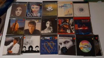 Cd´s met toppers uit de pop en poprock van de jaren 70 & 80