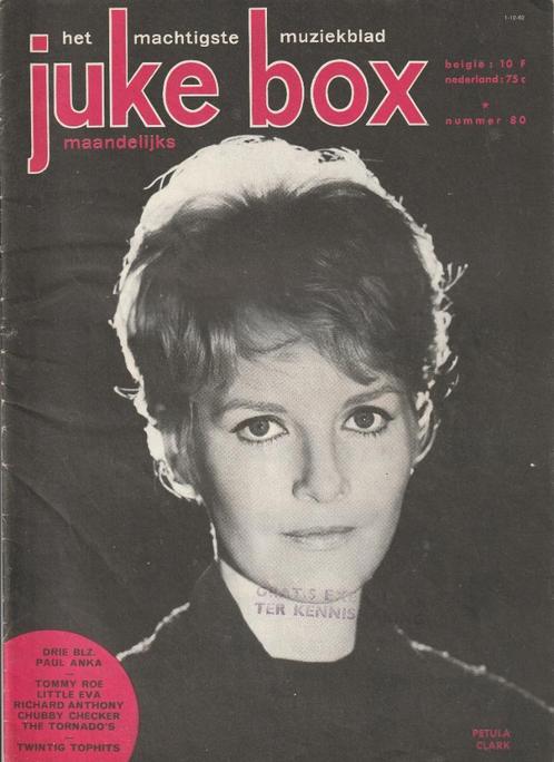 Tijdschriften - Jukebox VL 80 - 1/12/62, Verzamelen, Muziek, Artiesten en Beroemdheden, Gebruikt, Boek, Tijdschrift of Artikel
