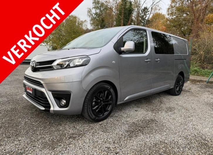 Toyota Proace 2.0 // L3 // 5 Seats // 144Pk // Automaat, Auto's, Bestelwagens en Lichte vracht, Bedrijf, Te koop, 360° camera