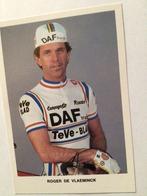 Wielerkaart 1984 team daf roger de vlaeminck, Verzenden, Zo goed als nieuw