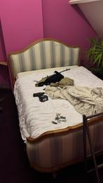 antiek bed, Huis en Inrichting, Slaapkamer | Bedden, Gebruikt, Twijfelaar, Hout, Antiek