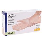 Vinyl handschoenen Ideal Fit 100 stuks, Maat 48/50 (M), Nieuw, Ophalen of Verzenden, Handschoenen